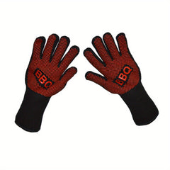 1pc Anti Scalding & High Temp Resistant Gloves for Picnic Camping BBQ