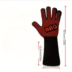 1pc Anti Scalding & High Temp Resistant Gloves for Picnic Camping BBQ
