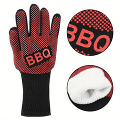 1pc Anti Scalding & High Temp Resistant Gloves for Picnic Camping BBQ