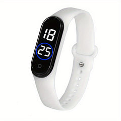 Compact LED Touch Watch Bracelet for Outdoor Adventures