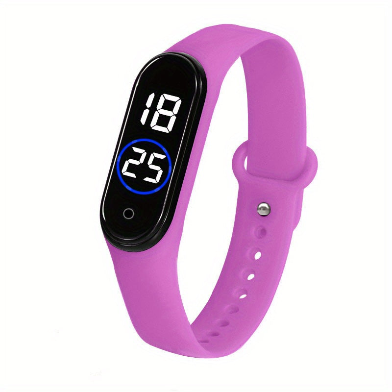 Compact LED Touch Watch Bracelet for Outdoor Adventures