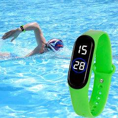 Compact LED Touch Watch Bracelet for Outdoor Adventures