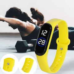 Compact LED Touch Watch Bracelet for Outdoor Adventures