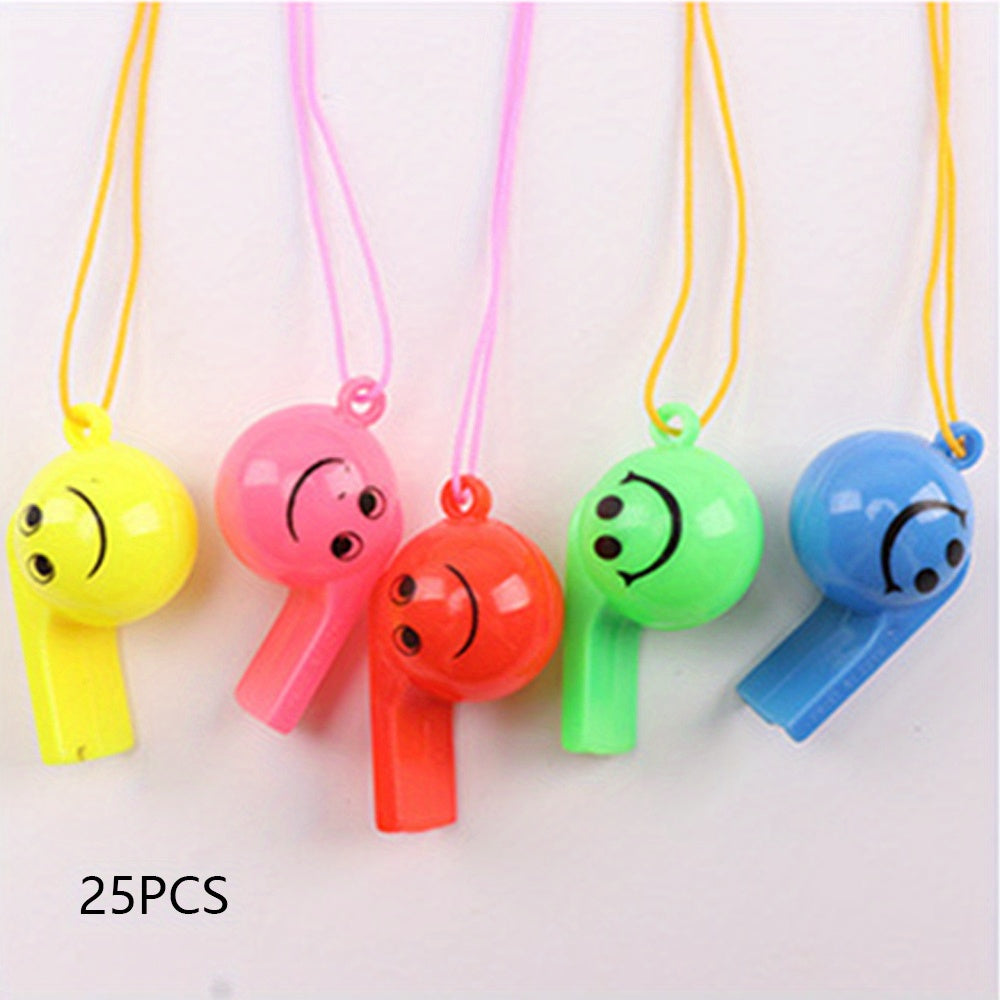 25pcs Football Whistle Sports Referee Cheerleading Props