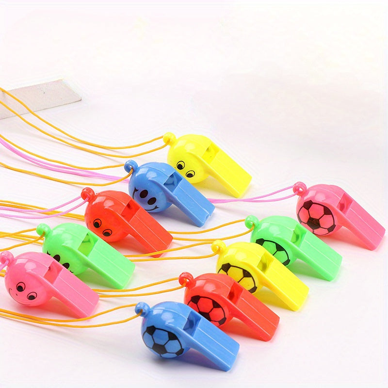 25pcs Football Whistle Sports Referee Cheerleading Props