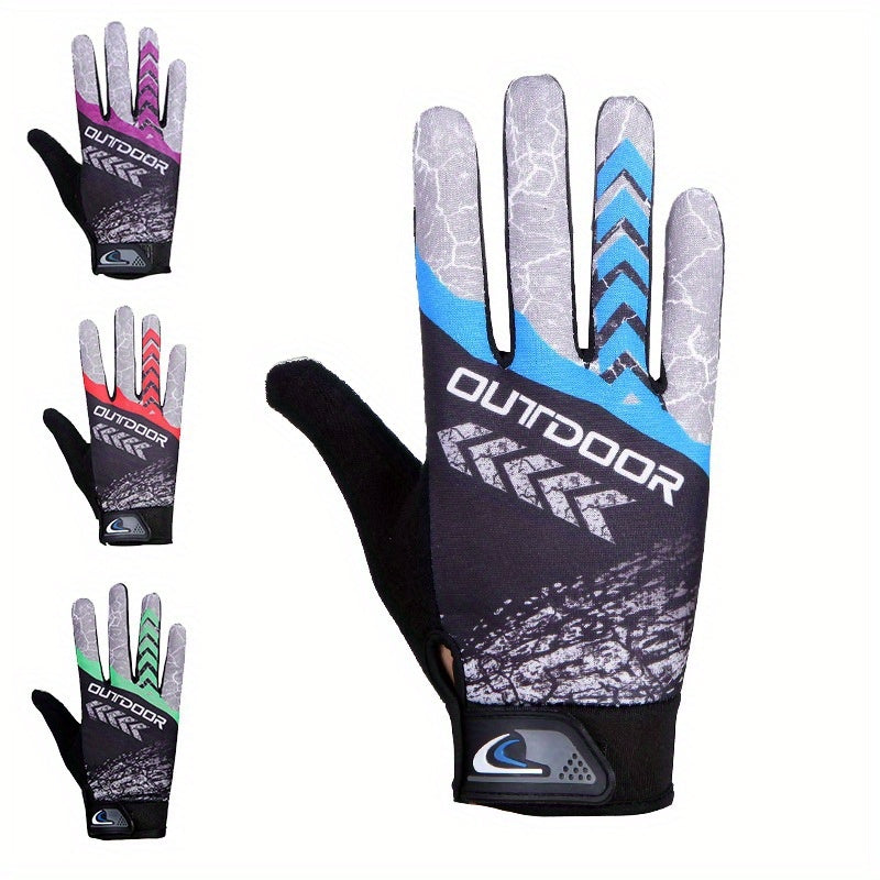 Outdoor Cycling Gloves Touch Screen Full Finger Non-slip