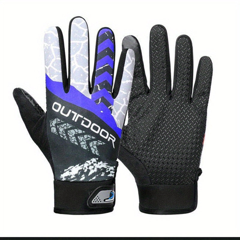 Outdoor Cycling Gloves Touch Screen Full Finger Non-slip