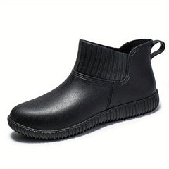 Women's Waterproof Anti-Slip Rain Boots PVC Work Booties