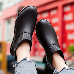 Women's Waterproof Anti-Slip Rain Boots PVC Work Booties