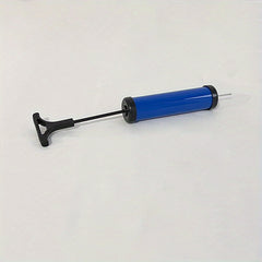 Portable Ball Pump Kit Inflates Balls Needles Nozzle Extension Hose Sports