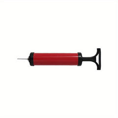 Portable Ball Pump Kit Inflates Balls Needles Nozzle Extension Hose Sports