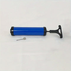 Portable Ball Pump Kit Inflates Balls Needles Nozzle Extension Hose Sports