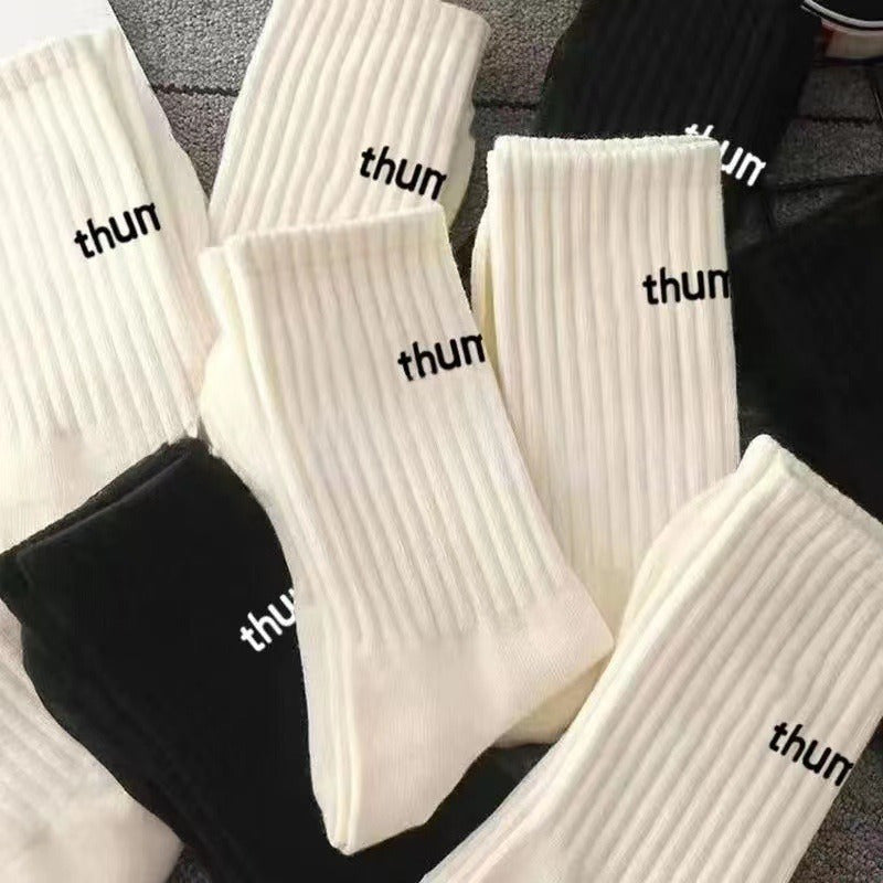 5 Pairs Men's Sports Crew Socks
