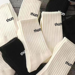 5 Pairs Men's Sports Crew Socks