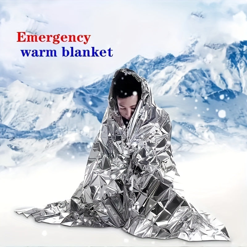 4pcs Emergency Thermal Blanket First Aid Aluminum Foil Blanket