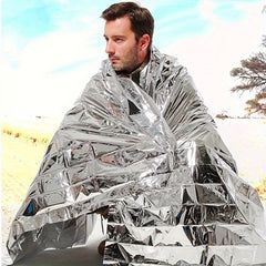 4pcs Emergency Thermal Blanket First Aid Aluminum Foil Blanket