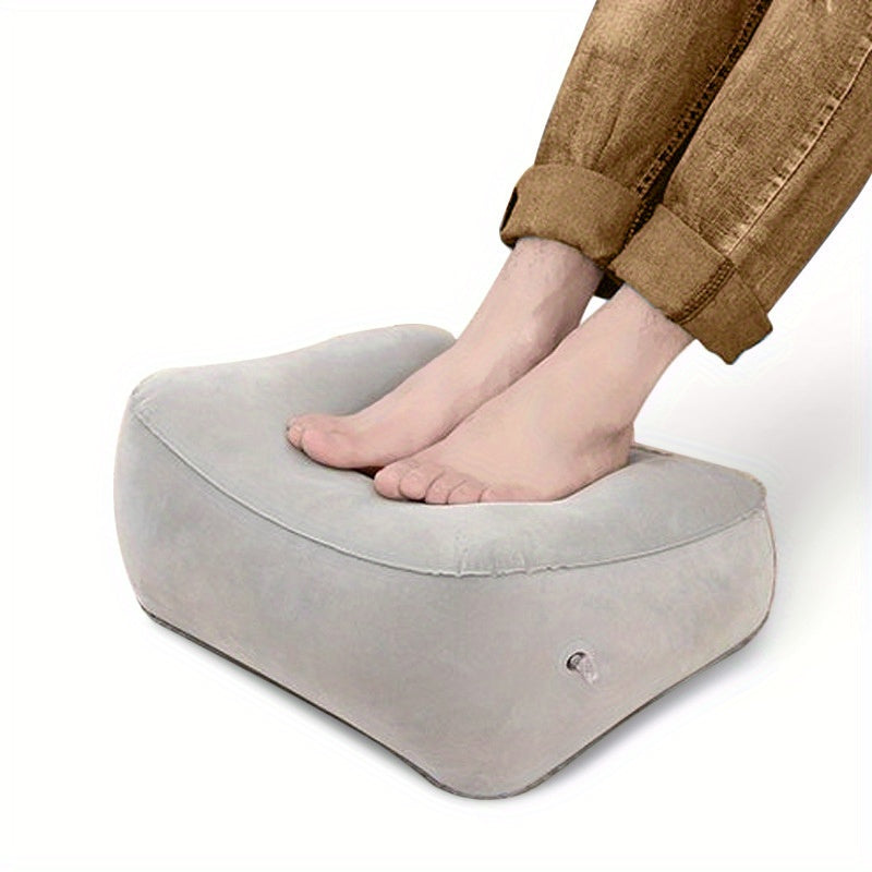 Inflatable Foot Pads Air Footrest for Travel Car Airplane