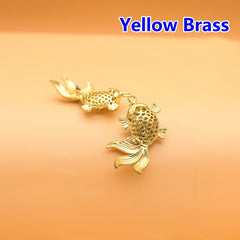 Chinese Style Goldfish Key Chain Mini Pendant