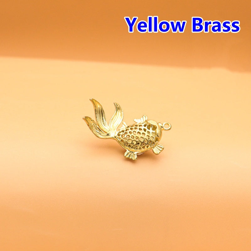 Chinese Style Goldfish Key Chain Mini Pendant