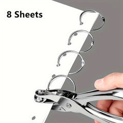 6mm Single Hole Metal Stamping Machine - Punch up to 8 Sheets
