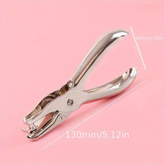 6mm Single Hole Metal Stamping Machine - Punch up to 8 Sheets