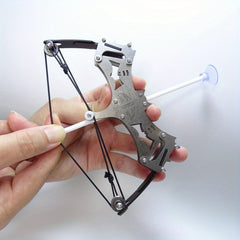 16cm Metal Mini Compound Bow Catapult For Archery Fun