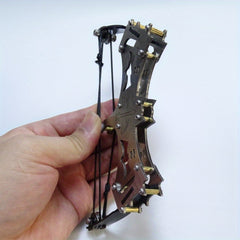 16cm Metal Mini Compound Bow Catapult For Archery Fun