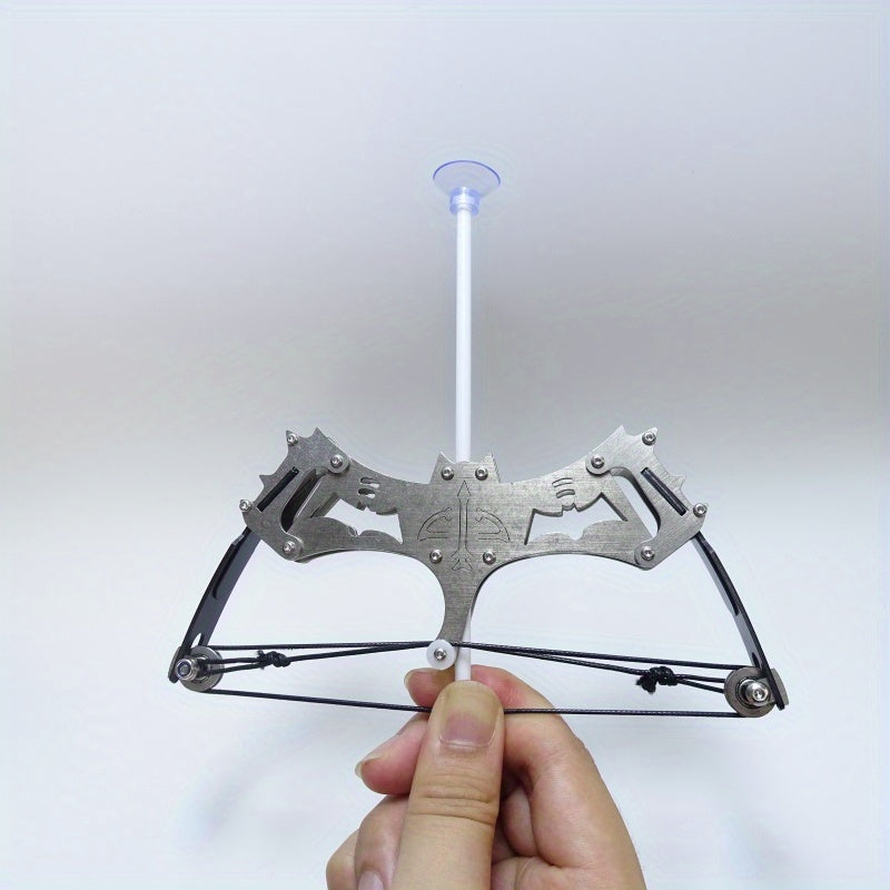 16cm Metal Mini Compound Bow Catapult For Archery Fun