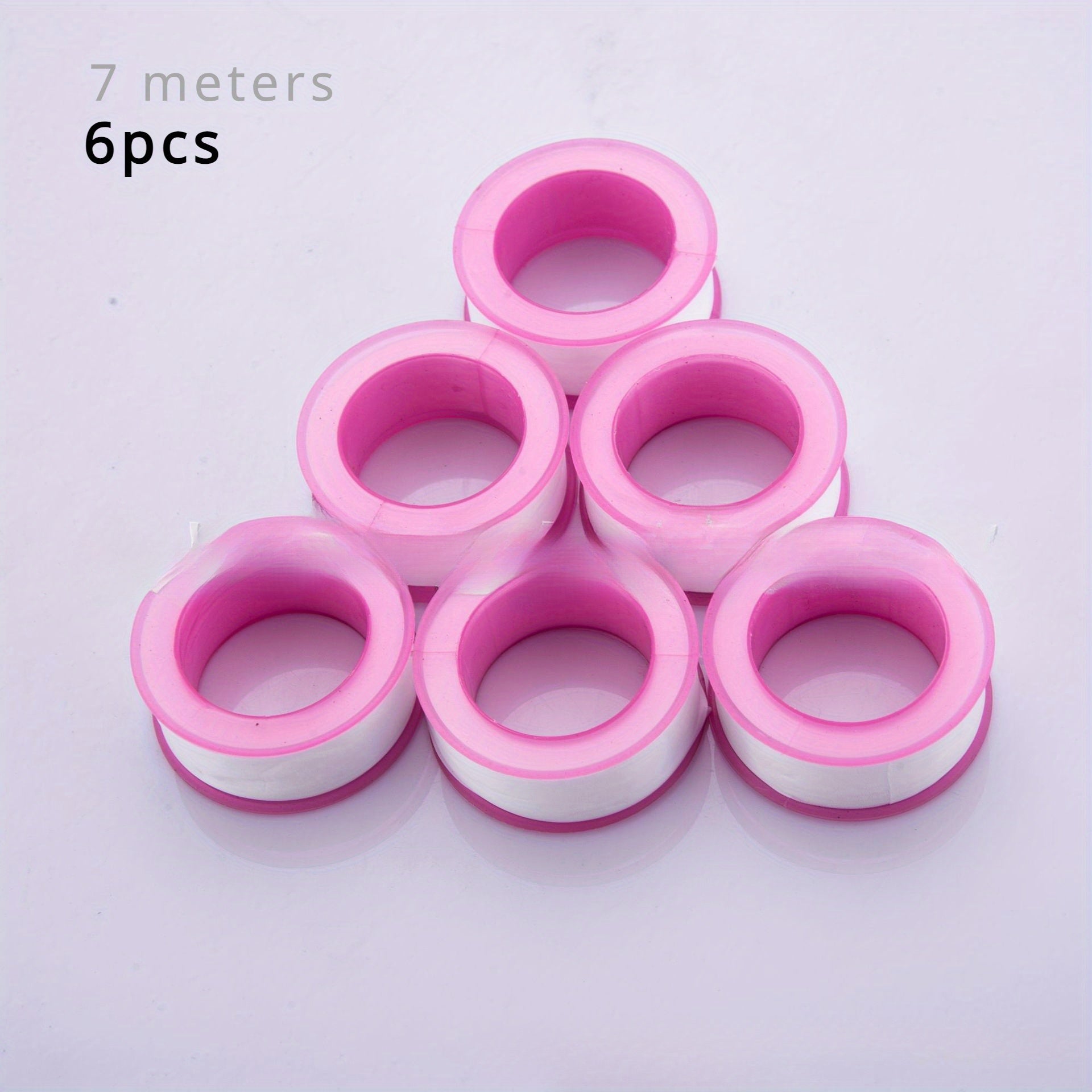 6pcs PTFE Water Pipe Tape Sealing Fitting Thread Seal Tape