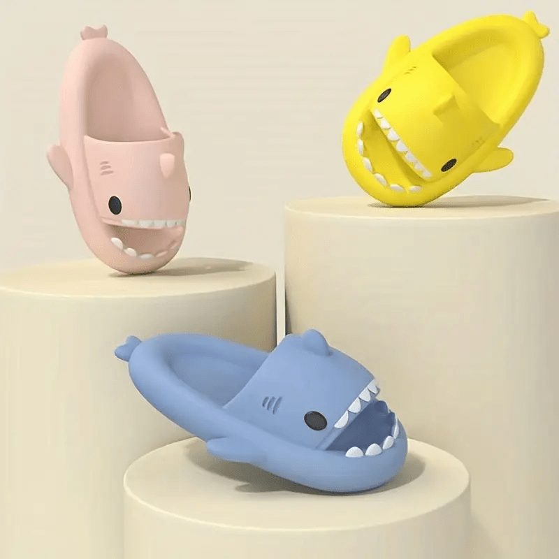 Women's Shark Slippers Open Toe Sandals