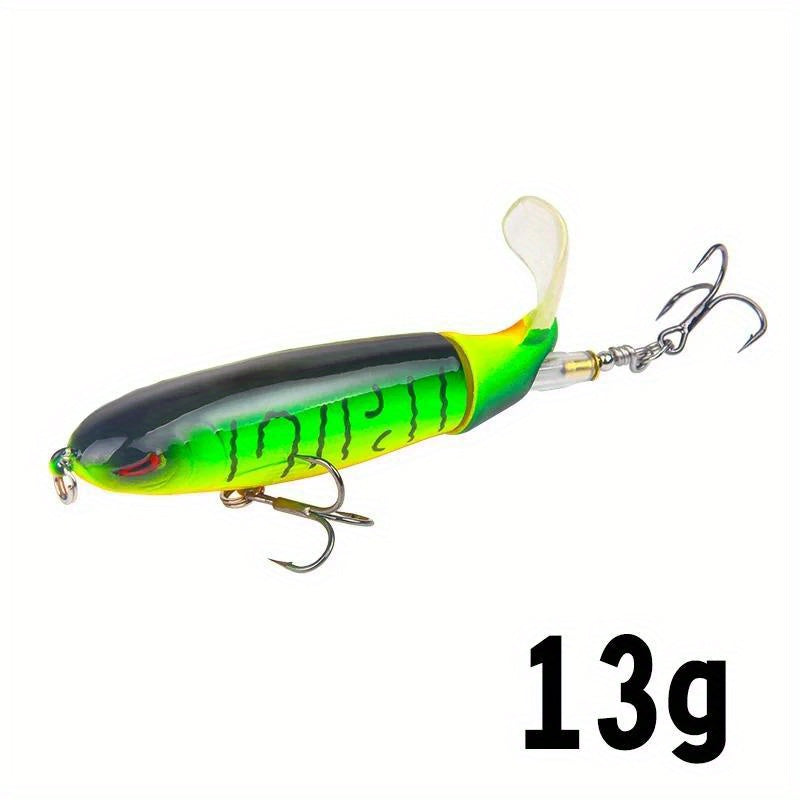 5pcs Topwater Popper Artificial Bait Fishing Tackle