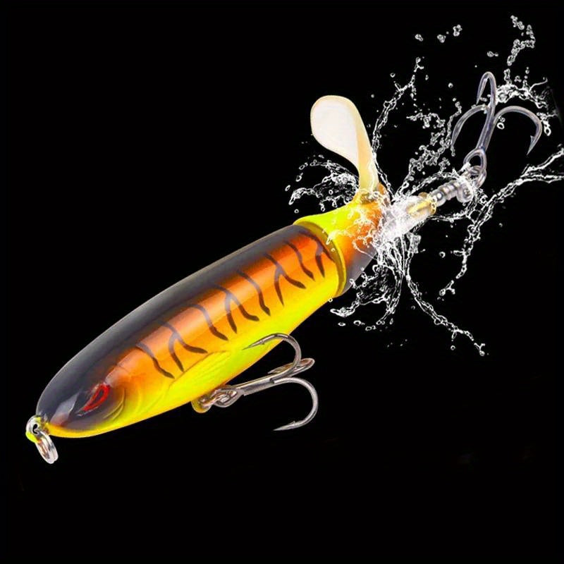 5pcs Topwater Popper Artificial Bait Fishing Tackle