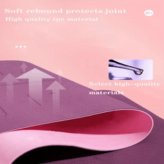 Non Slip Yoga Mat Thick & Wide TPE Mat