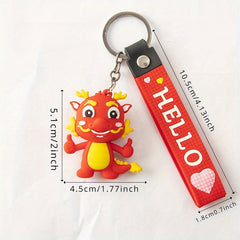 Dragon Keychain Pendant for Car Keys Backpacks Wallets