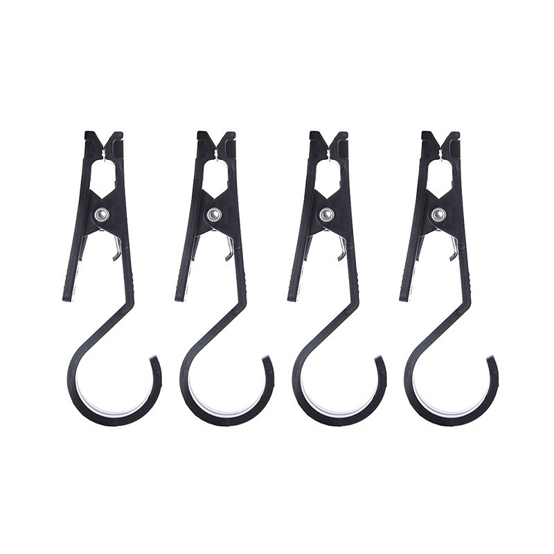 4pcs Portable Tent Cloth Clip Hooks Non Slip Fabric Clip Camping Kitchen Accesso