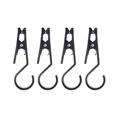 4pcs Portable Tent Cloth Clip Hooks Non Slip Fabric Clip Camping Kitchen Accesso