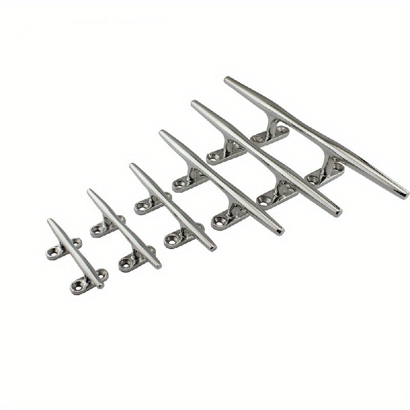 Stainless Steel Anchor Cleat for Marine Boats Yachts Kayaks 12.7/15.6inch