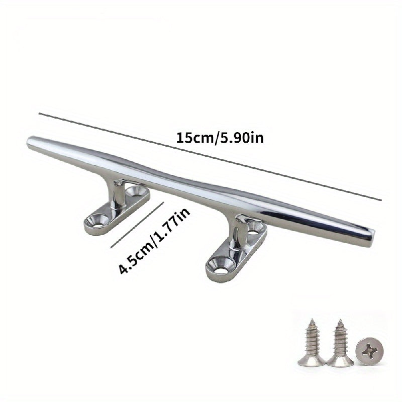Stainless Steel Anchor Cleat for Marine Boats Yachts Kayaks 12.7/15.6inch