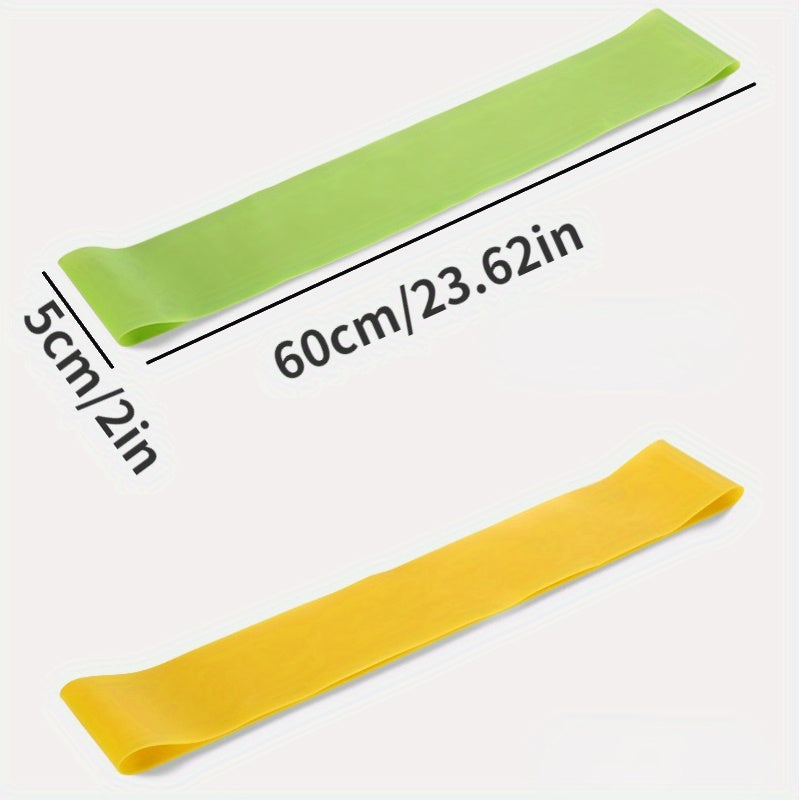 5pcs TPE Yoga Resistance Bands Fitness Stretching Tension Bands