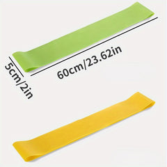5pcs TPE Yoga Resistance Bands Fitness Stretching Tension Bands
