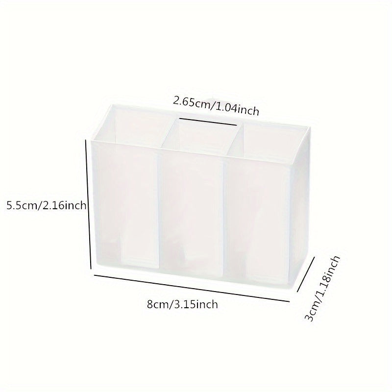 Wall Mounted 3 Grid Storage Box for Easy Access and Organization