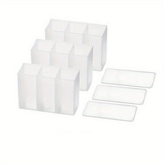 Wall Mounted 3 Grid Storage Box for Easy Access and Organization
