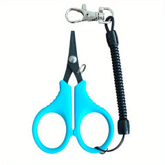 ALASICKA Small Fishing Scissors Line Cutter With Lanyard Buckle