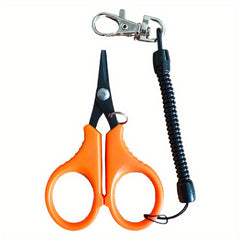 ALASICKA Small Fishing Scissors Line Cutter With Lanyard Buckle