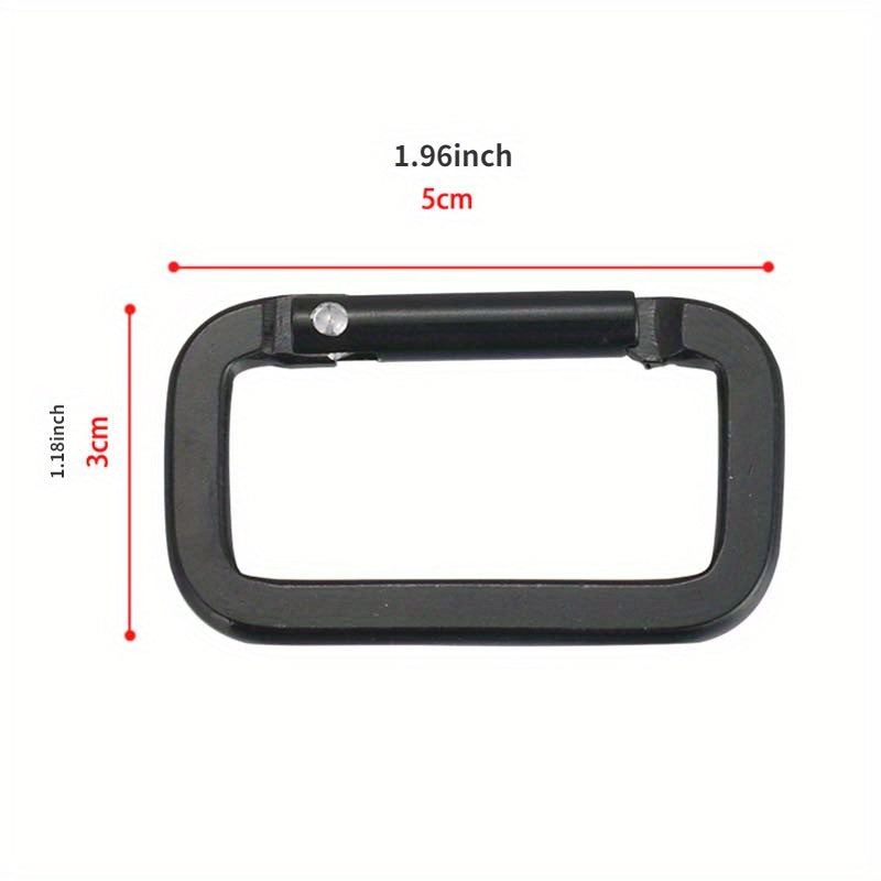 Metal Buckle Square Backpack Pendant for Outdoor Travel