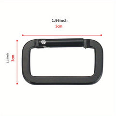 Metal Buckle Square Backpack Pendant for Outdoor Travel