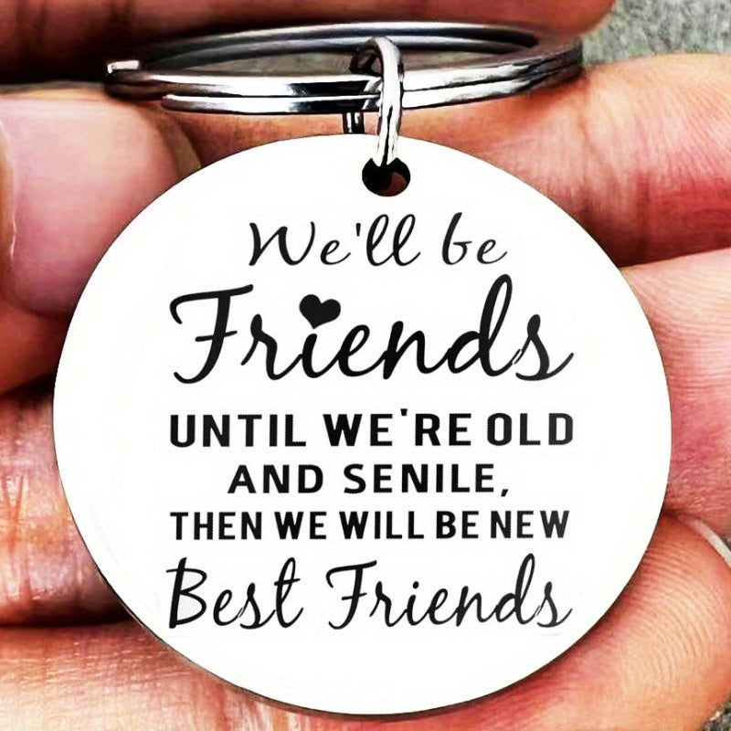 Metal Keychain Bag Charm Pendant Gift For Men Women Friends