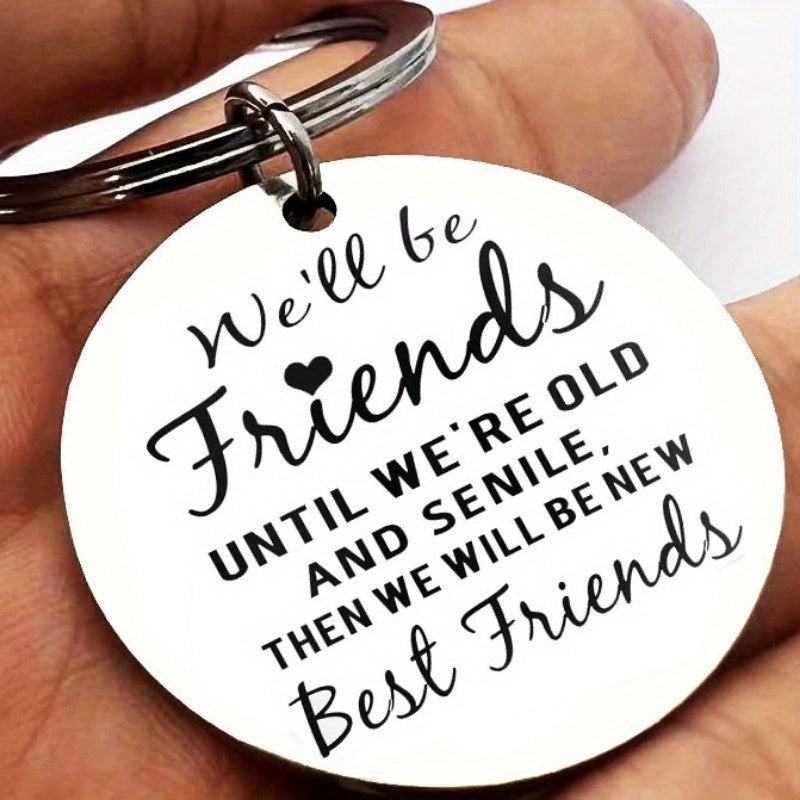 Metal Keychain Bag Charm Pendant Gift For Men Women Friends