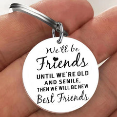 Metal Keychain Bag Charm Pendant Gift For Men Women Friends