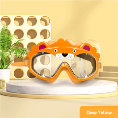 Cute Lion Anti Fog Swim Goggles for Kids 14+